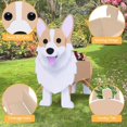 thumbnail image 3 of Maceta bonita para plantas con forma de perro, maceta con flores animales para decoraciones de jardín, producto en oferta, 3 of 5