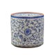 thumbnail image 1 of Cenicero de cerámica de porcelana azul y blanca, resistente al polvo, for el hogar y la oficina., 1 of 7