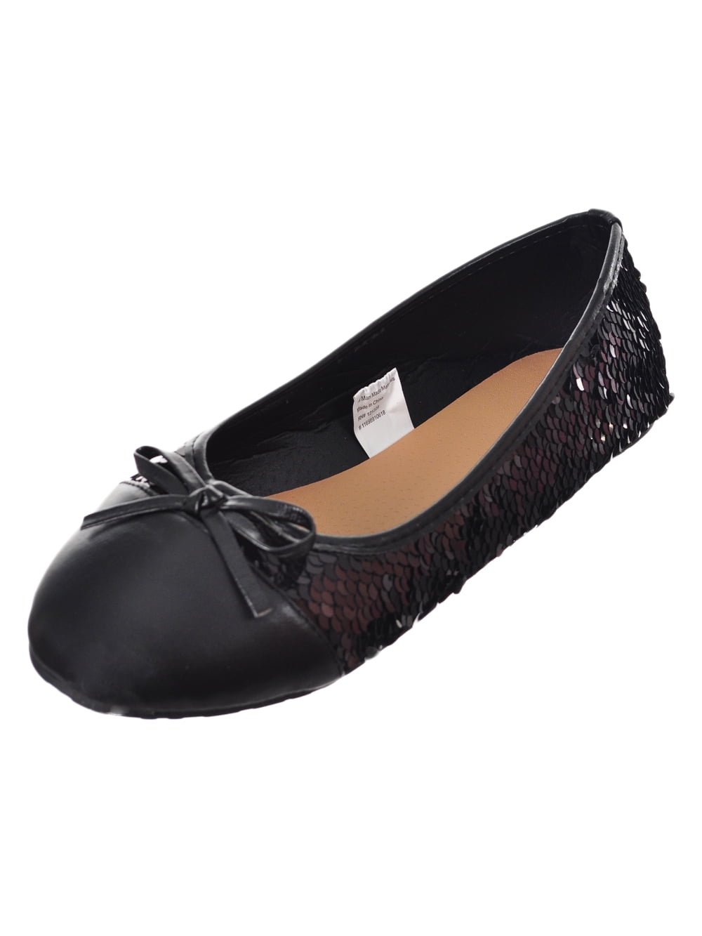 black pointed toe flats size 11