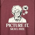 thumbnail image 3 of Golden Girls - Picture It Sicily - Women's Lightweight French Terry Long Sleeve Shirt, 3 of 5