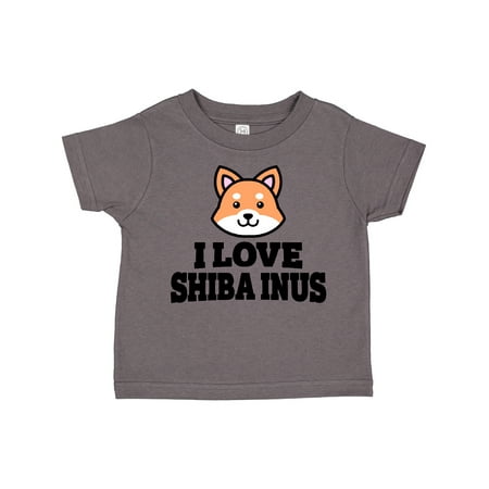 

Inktastic I Love Shiba Inus Gift Toddler Boy or Toddler Girl T-Shirt