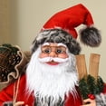 thumbnail image 3 of Muñecos de Papá Noel grandes de 45/30cm para decoración del hogar, muñeco de pie, regalo de navidad para niños, 2023, 3 of 4