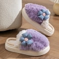 thumbnail image 2 of Vedolay Fuzzy Slippers Women Indoor Outdoor Durable Comfort Slip On Plush Slippers Purple,39, 2 of 5