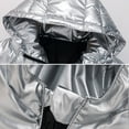 thumbnail image 5 of Kids Girl Boy Hoodie Coat Toddler Warm Shiny Puffer Jacket Snowsuits 2-8T, 5 of 11