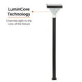 thumbnail image 3 of Luxor Aluminum Black Outdoor Waterproof Garden Solar Warm White Integrated LED Landscape Pathway Light - 2 Pack, 3 of 9