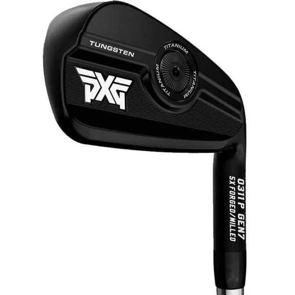 Pre-Owned PXG 0311P Gen 7 Black 6-PW, AW, SW Iron Set Regular Mitsubishi MMT 70