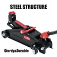 thumbnail image 4 of Hyper Tough T82011W Trolley Jack, Work for Sedan and Coupe, 2 Ton Black, 4 of 9