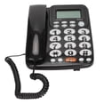 thumbnail image 1 of Teléfono con cable, teléfono con cable, identificador de llamadas, teléfono fijo de escritorio, tecnología de vanguardia, 1 of 8