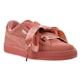 thumbnail image 2 of Puma Suede Heart Junior Big Kids Shoes Desert Flower/Puma White 365009-04, 2 of 6