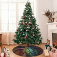 thumbnail image 7 of Pofeuu Whimsical Dragon Color Cool Print Christmas Tree Skirt, Merry Christmas Skirt Xmas Tree Ornaments for Xmas Holiday Party Decorations-30", 7 of 7