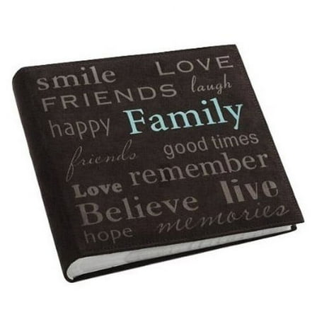 Pioneer Faux Brown Suede Photo Album, 200 Photos, 4 x 6 Inches