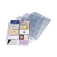 thumbnail image 3 of Business Card Refill Pages, For 2 X 3.5 Cards, Clear, 20 Cards/sheet, 10 Sheets/pack | Bundle of 10 Packs, 3 of 4