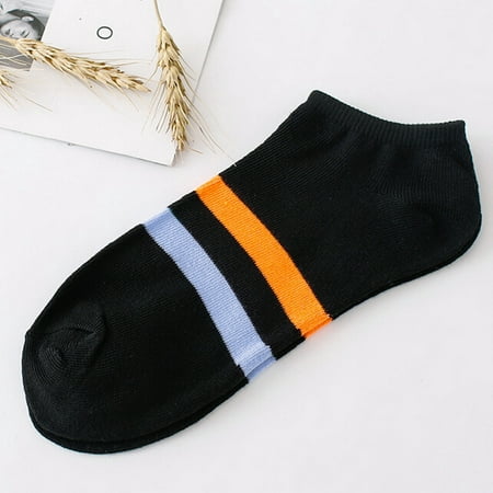 

Noarlalf socks for women 1Pair Unisex Comfortable Stripe Cotton Sock Slippers Short Ankle Socks womens socks