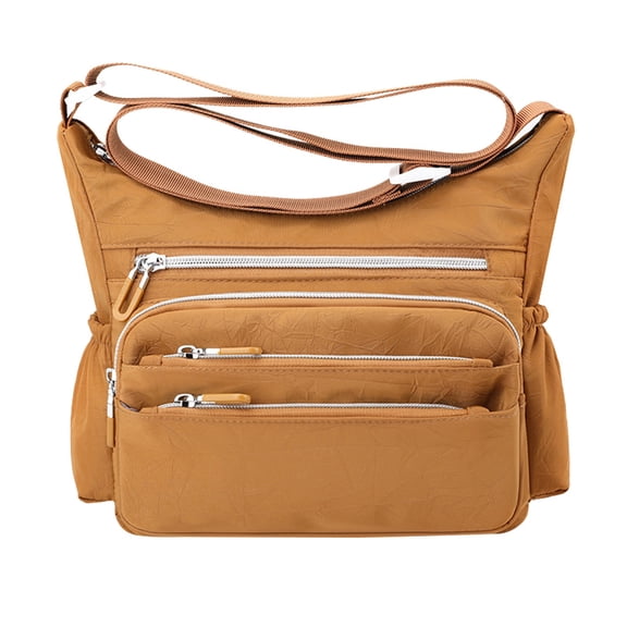 zttd womens multi pocket casual crossbody bag ladies waterproof shoulder messenger bag handbag for daily use travel a