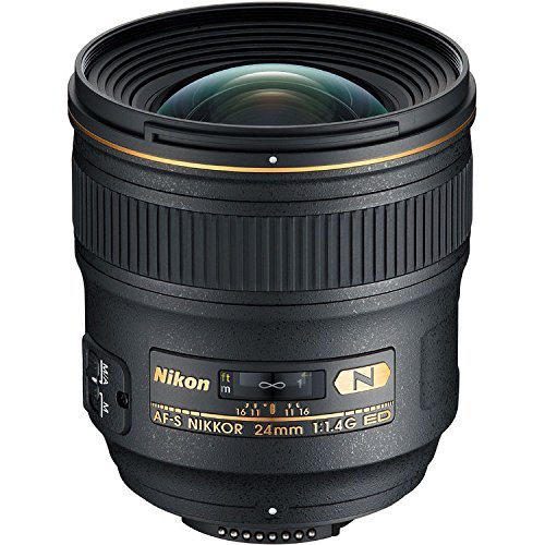 Nikon AFS FX NIKKOR 24mm f/1.4G ED Fixed Zoom Lens with Auto Focus for