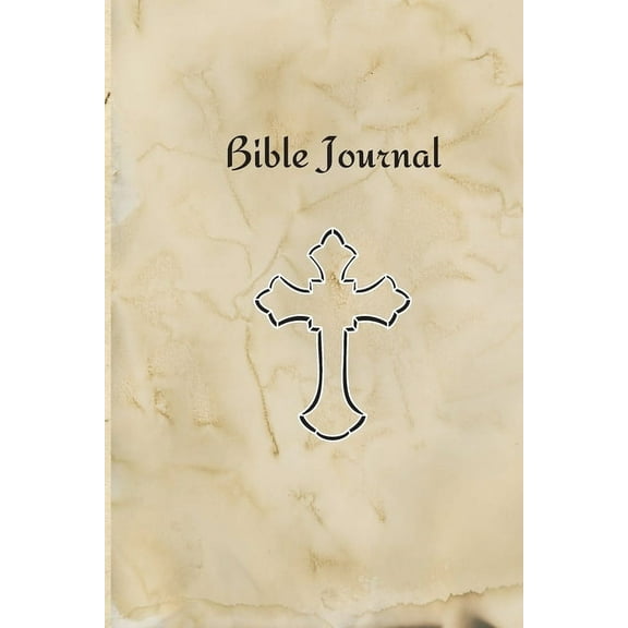 Bible Journal : Religious Gratitude Journal 366-Day Diary For Praying, Spiritual Growth, Personal Development Papyrus Bible Cross Cover 6x9 Inches (Paperback)