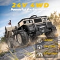 thumbnail image 3 of TOKTOO 24V Powered Ride on Dump Truck, 24V 2 Seater Ride on Car for Big Kid, 24 Volt Ride on Toy with Powerful Wheels for Boy Girl, 24V Ride Ons for Kid Aged 3-8Y, Khaki, 3 of 9