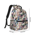thumbnail image 2 of Yiaed Rose Flowers Print School Backpack College Backpack Daypacks for Students High School Spacious and Durable Daypack for Work and Travel-One Size, 2 of 6