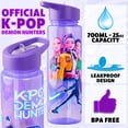thumbnail image 2 of Botella de agua KPop Demon Hunters Huntrix 740 ml a prueba de fugas, 2 of 6