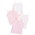 thumbnail image 2 of iixpin Kids Girls 4 Pack Cami Tops Undershirt Sleeveless Dance Tank Top Spaghetti Strap Camisole Vest Pink 2-3, 2 of 7