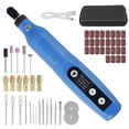 thumbnail image 2 of Dsseng Cordless Rotary Tool Adjustable Speed Mini Electric Grinder Rechargeable Handheld Engraving Pen with 5 Speed and LED Light for Sanding Polishing Drilling Carving, 2 of 11