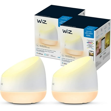 

WiZ Connected Squire Portable Luminaire Table Lamp Color and Tunable White WiFi Enabled (2-Pack)