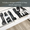 thumbnail image 4 of Mainstays 36 Piece Kitchen Gadget Set with Kitchen Cooking Utensils, and Drawer Organizer, Black, 4 of 19