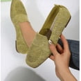 thumbnail image 3 of New Mesh Breathable Flats Women 2024 Spring Autumn Light Slip on Flat Casual Shoes Square Toe Ladies Loafers Zapatillas Mujer, 3 of 6