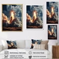 thumbnail image 4 of Designart "Launching the Rocketship II" Rocketship Canvas Print, 4 of 5