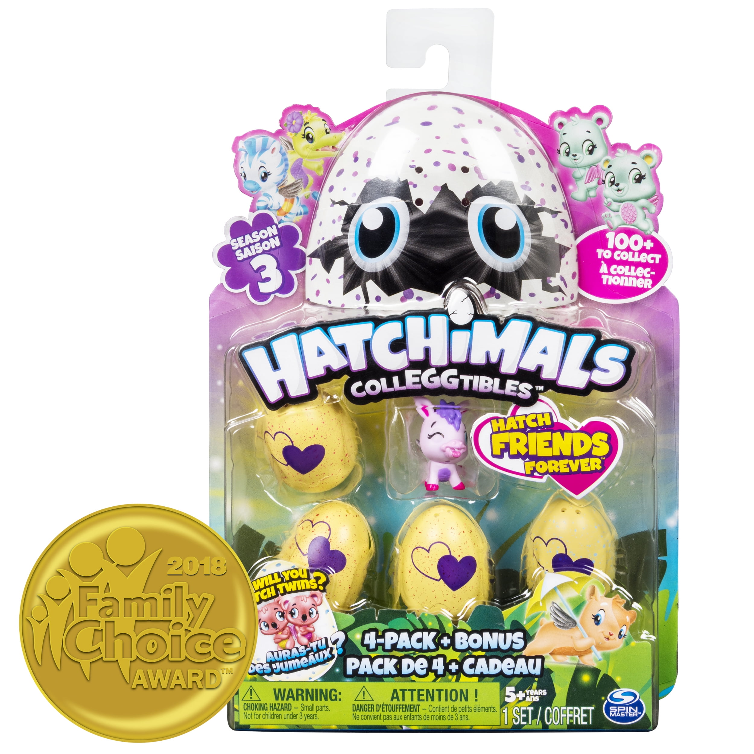 2 Hatchimals Season 4 CollEGGtibles Pack of 4 Bonus 