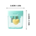 thumbnail image 2 of 10Pcs Heart Shaped Pencil Sharpener, Uscallm Pencil Sharpener Heart-Shaped Rotating Dual Hole Transparent Cover Four Colors Cute Desk Sharpener ForKidsStudents Study Supplies, 2 of 4