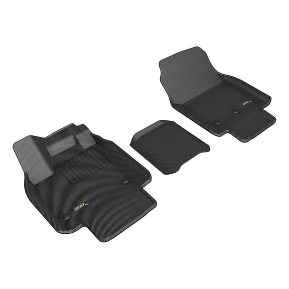 3D MAXpider Kagu Floor Mat (Black) Compatible with Nissan Ariya 2023-2024 - Front Row