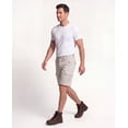 thumbnail image 2 of FULL BLUE Cargo Shorts, Performance Stretch, Ripstop, Water Repellent, Atmosphere, Size 34, 2 of 3