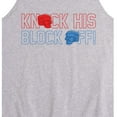thumbnail image 2 of Rock 'Em Sock 'Em Robots - Knock His Block Off Robot Art - Men's Jersey Tank Top, 2 of 4