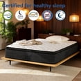 thumbnail image 5 of 12 Inch Full Mattress, Hybrid Pocket Spring and Memory Foam Full Size Mattress in a Box, Medium Firm Breathable Bed for Back and Stomach Sleepers, 5 of 7