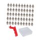 thumbnail image 2 of Spikes de calzado de pista de 50x de pista y cross country con espigas llave de llave de llave de llave de llave de para deportes de Rojo, 2 of 8