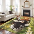 Country Farmhouse Area Rug 5x7 Washable Rug Non Slip Oil Painting Art ...