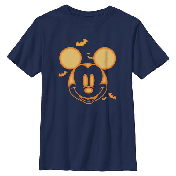 Boys Mickey & Friends Halloween Pumpkin Face T Shirt