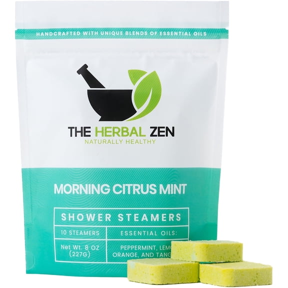 Citrus Shower Steamers with Essential Oils - Made in the USA Shower Bombs - Shower Bomb Aromatherapy - Relaxing Gifts for Women - Spa Day Gifts - Self Care Gift