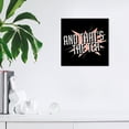 thumbnail image 2 of Wynwood Studio Prints That's the Tea Pow Typography and Quotes Funny Quotes and Sayings Wall Art Canvas Print Black Pastel Pink 12x12, 2 of 3