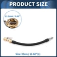 thumbnail image 5 of Unique Bargains 1pc 12.60inch Tire Inflator Extension Tube 1/4" Quick Plug Rubber Black for Car Motorcycle Bicycle, 5 of 6