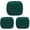 3-Dark Green, variant on Plush Chenille Chunky Yarn for Crocheting 100g(54.6yd) - Bulky Thick Fluffy Yarn for Knitting- Soft Velvet for Baby, Blanket Knitting Blanket Yarns- Amigurumi Yarns