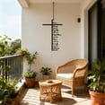 thumbnail image 5 of FYHALE Christmas Wall Decor - Elegant Metal Cross Wall Art, 20" Jesus Wall Art with Crosses and Bible Verse, Jesus Crucifix Statue Painting, Religious Wall Hanging Decoration, Christians Gift (C), 5 of 7