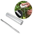 thumbnail image 3 of LOVIVER Support de Poteau en Acier Inoxydable Réglable Portable Amovible insert Simple, 3 of 3