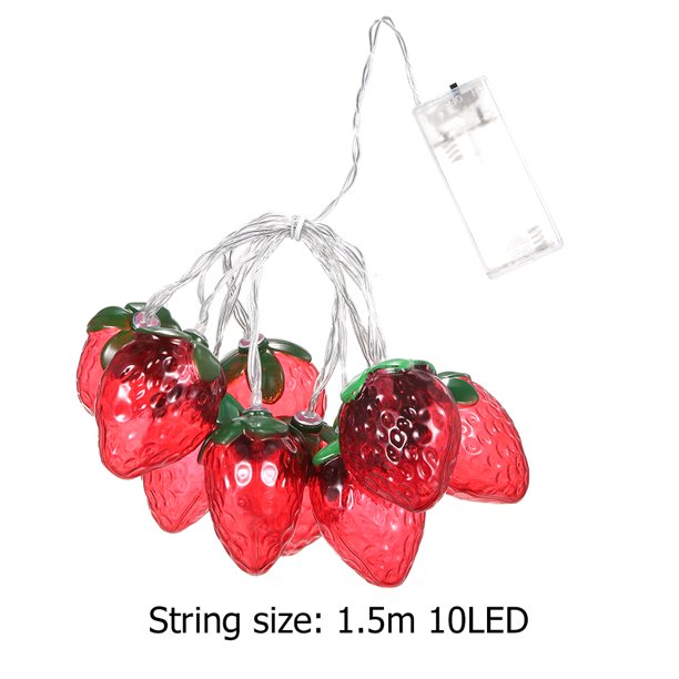 Lámpara 10 luces de cadena decorativas festivas LED seguras de Navidad a prueba de agua para fiesta en casa Ndcxsfigh Para estrenar