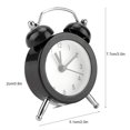 thumbnail image 2 of Sonew Exquisite Digital Alarm Clock,3Inch Portable Fashion Mini Metal Digital Alarm Clock with Battery Exquisite for Student Home, Portable Alarm Clock for Student, 2 of 8