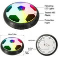 thumbnail image 5 of GIXUSIL Hover Soccer Ball Kids Electric Football, Disc Ball with LED Lights Foam Bumpers Indoors Outdoors Training Football with Parents Game As Hockey Ball Gliding Ball Kicking Play Ball, 5 of 9