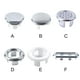 thumbnail image 5 of Advancent Cubierta circular para orificio de desbordamiento de 4 bolsas - Alta adaptabilidad para varios lavabos Alta adaptabilidad y amplia Juegos de accesorios de baño Doble capa, 5 of 6