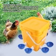 thumbnail image 4 of Bebedero Automático Para Pollos, Kit De Comedero Para Bebederos Para Aves De Corral Con Cubo De 12L, Para Pollo, Ganso, Pato, Codorniz Y Paloma, 4 of 7