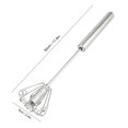 thumbnail image 4 of Khall Semi-automatic Blender,Stainless Steel Kitchen Semi-automatic Rotation Handheld Blender Mixer Beater Cooking Tool,Blender, 4 of 8